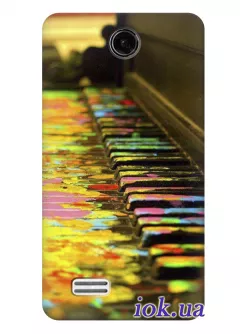 Чехол для Lenovo A590 - Разноцветные клавиши