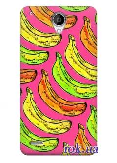 Чехол для Lenovo S890 - Разноцветные бананы