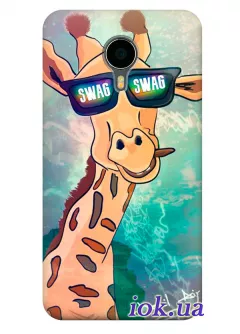 Чехол с жирафом для Meizu Pro 5