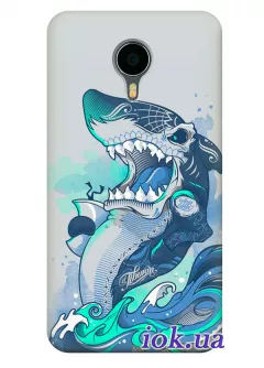 Чехол с крутой акулой для Meizu Pro 5