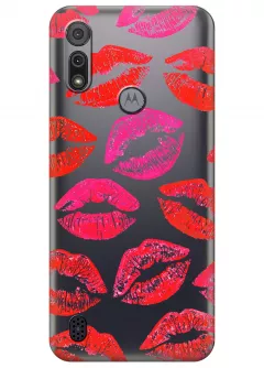 Чехол для Motorola E6i - Поцелуи