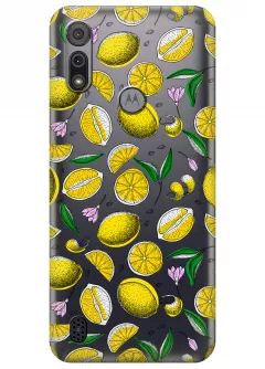 Чехол для Motorola E6i - Лимоны