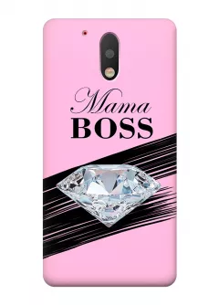 Чехол для Motorola Moto G4 - Мама Boss