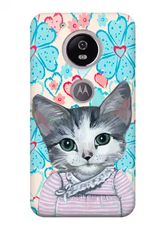 Чехол для Motorola Moto G5 - Котик