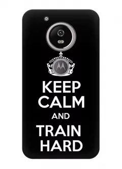 Чехол для Motorola Moto G5 - Train Hard