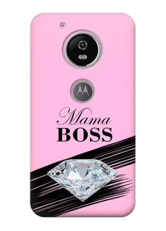 Чехол для Motorola Moto G5 - Мама Boss