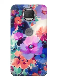 Чехол для Motorola Moto G5s Plus (XT1805) - Акварельные цветы