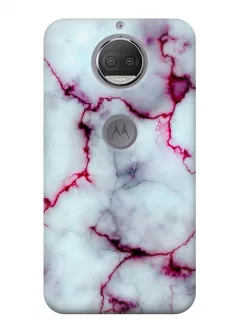 Чехол для Motorola Moto G5s Plus (XT1805) - Розовый мрамор