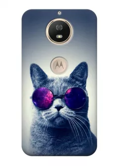 Чехол для Motorola Moto G5s - Кот в очках