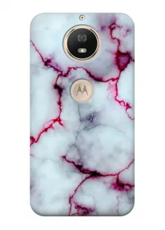 Чехол для Motorola Moto G5s - Розовый мрамор