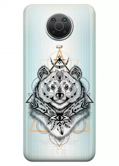 Чехол для Nokia G20 - Медведь-индеец
