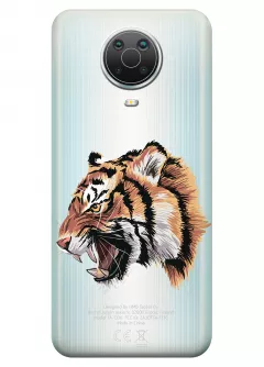 Чехол для Nokia G20 - Тигр
