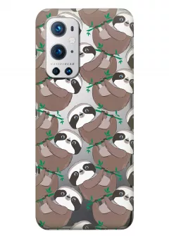 Чехол на OnePlus 9 Pro - Ленивцы