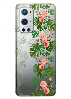 Чехол на OnePlus 9 Pro - Тропические листья