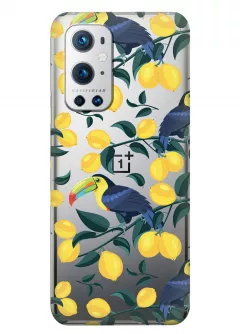 Чехол на OnePlus 9 Pro - Туканы и лимоны