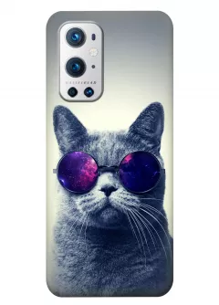 Чехол на OnePlus 9 Pro - Кот в очках