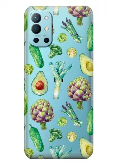 Чехол на OnePlus 9R - Полезные овощи