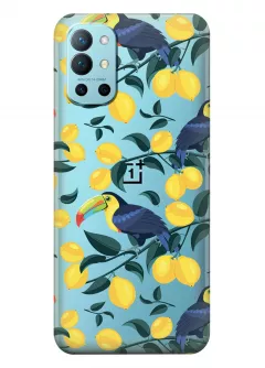 Чехол на OnePlus 9R - Туканы и лимоны