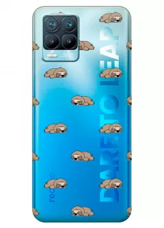 Чехол для Realme 8 Pro - Спящие ленивцы