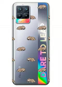 Чехол для Realme 8 - Спящие ленивцы