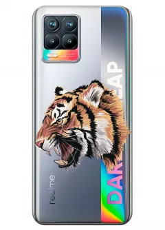 Чехол для Realme 8 - Тигр