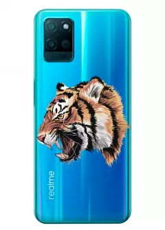 Чехол для Realme V11 - Тигр