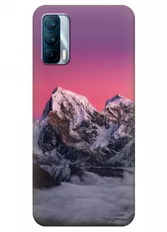 Чехол для Realme V15 - Снежные горы
