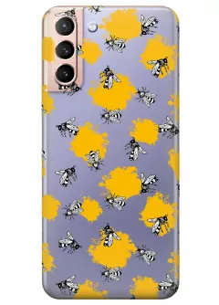 Чехол для Galaxy S21 Plus - Пчелы