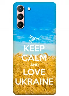 Чехол для Galaxy S21 - Love Ukraine