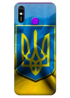 Чехол для Tecno Spark 4 Lite - Герб Украины