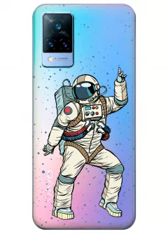 Чехол для Vivo V21 - Веселый космонавт