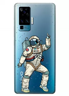 Чехол для Vivo X50 Pro - Веселый космонавт