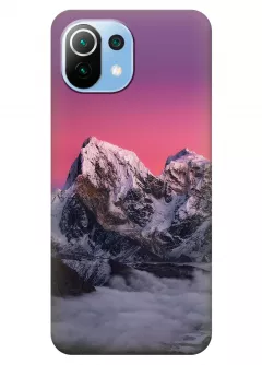 Чехол для Xiaomi Mi 11 Lite 5G - Снежные горы