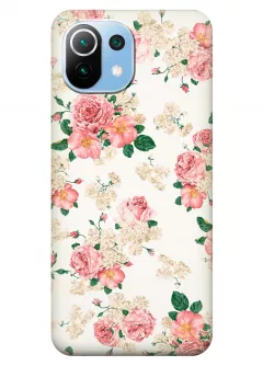 Чехол для Xiaomi Mi 11 Lite 5G - Букеты цветов