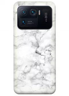 Чехол для Xiaomi Mi 11 Ultra - Белый мрамор