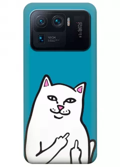Чехол для Xiaomi Mi 11 Ultra - Кот с факами