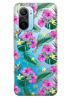 Чехол для Xiaomi Mi 11i - Тропические цветы