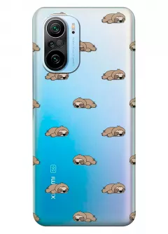 Чехол для Xiaomi Mi 11X Pro - Спящие ленивцы