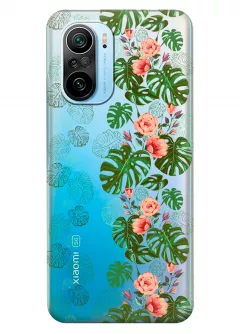 Чехол для Xiaomi Mi 11X Pro - Тропические листья