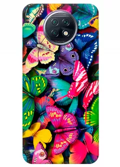 Чехол для Xiaomi Redmi Note 9T - Бабочки