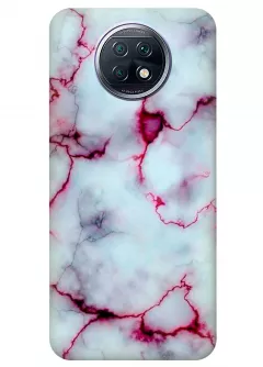 Чехол для Xiaomi Redmi Note 9T - Розовый мрамор