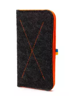 Чехол Freedom Fullo для iPhone 5/5S, черный с оранжевым