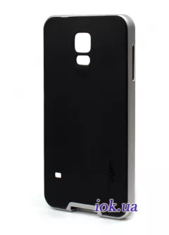 Чехол Spigen Neo Hybrid для Galaxy S5, серебристый