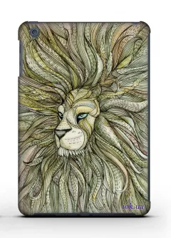 iPad Air дизайнерский чехол с нарисованным львом