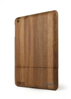 Чехол деревянный для Apple iPad 2, 3, 4 - в полоску