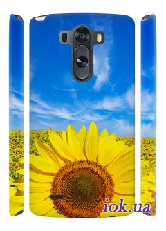 Чехол для LG G3 - Украинский подсолнух
