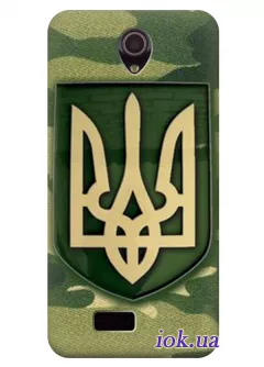 Чехол для Fly IQ4416 - Военный герб