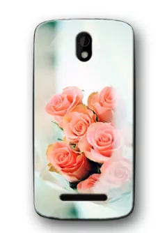 Чехол для HTC Desire 500 / 506e - Цветы