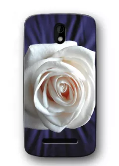Чехол для HTC Desire 500 / 506e - Белая роза