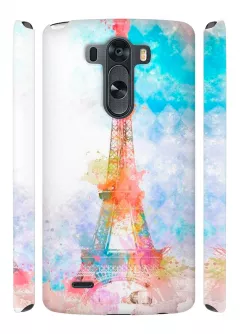Чехол для LG G3 - Эйфелева башня